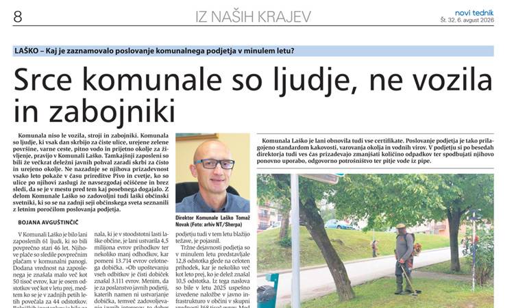 Srce komunale so ljudje, ne vozila in zabojniki
